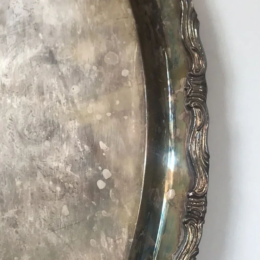 F.P ROGERS SILVER TRAY SERVICE VINTAGE - Picture 9 of 13